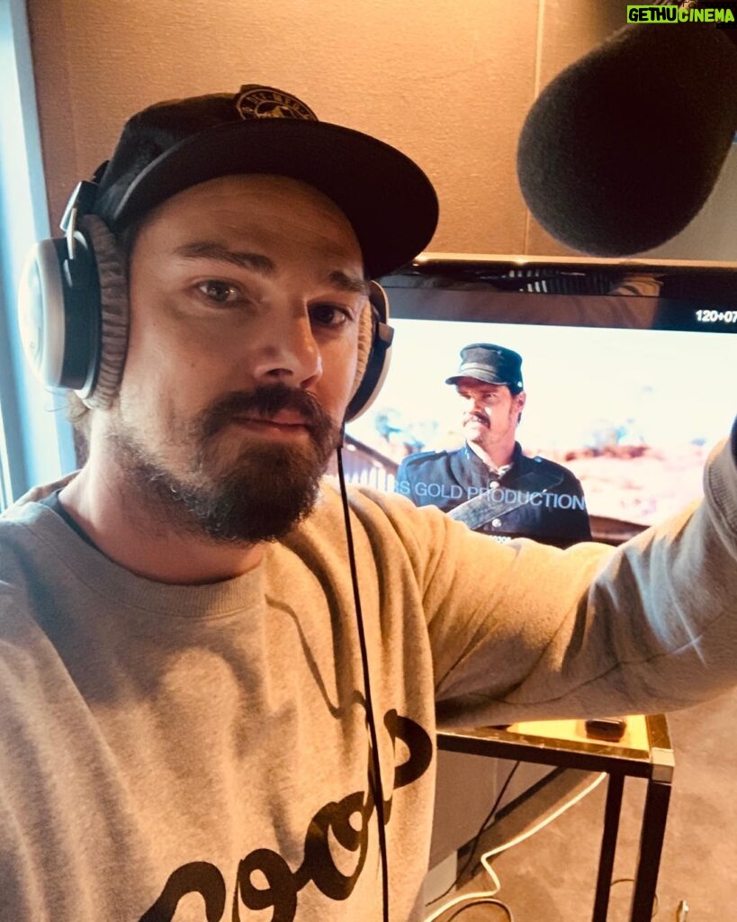Jay Ryan Instagram - First time out of the house in a while! Back in the sound booth for THE FURNACE film.. hopefully coming to a cinema near you in the not too distant future. It’s a goodie!