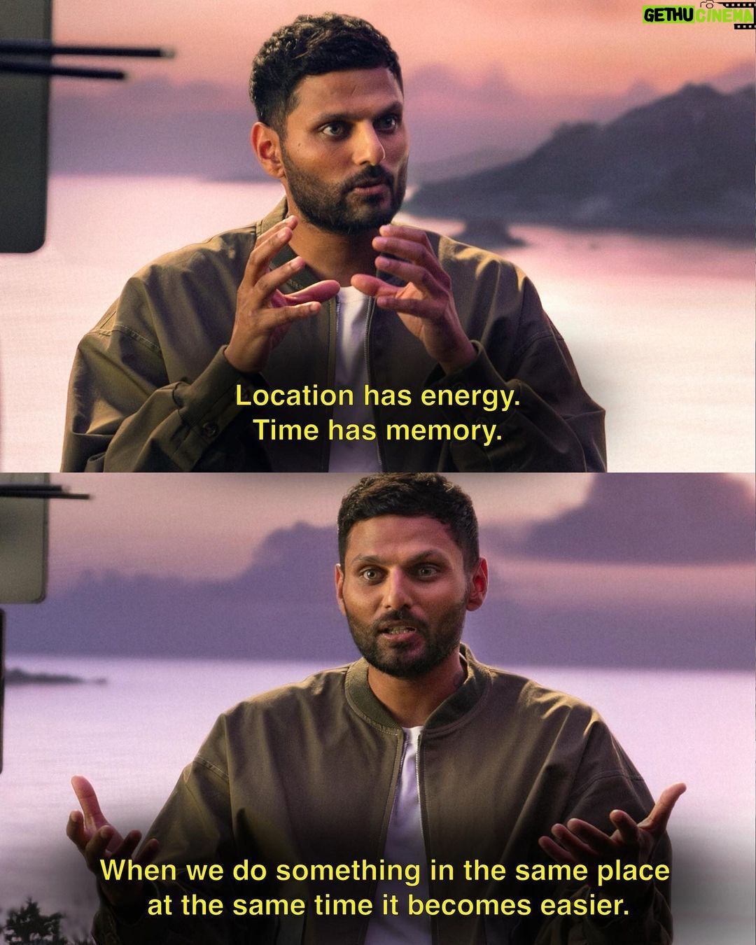 Jay Shetty Instagram - What does that space look like for you? This year I challenge you to get out of your comfort zone. See places you’ve never seen, try things you’ve never done & lean into the unknown. I know I will be exploring new spaces this year with @bmwusa in their fully electric #BMWi5 #BMWPartner