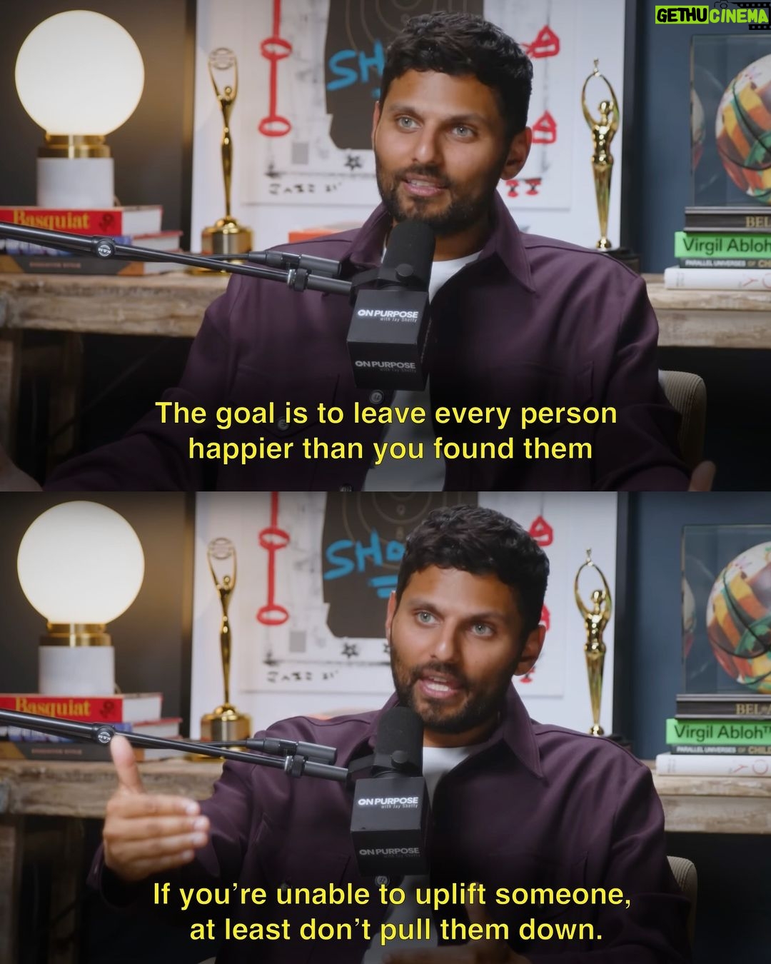 Jay Shetty Instagram - Leave a "YES" below if you agree👇 2024 goals ✨ It's okay if you're not in a position to help someone, but if that's the case, let's at least not pull them down ❤️