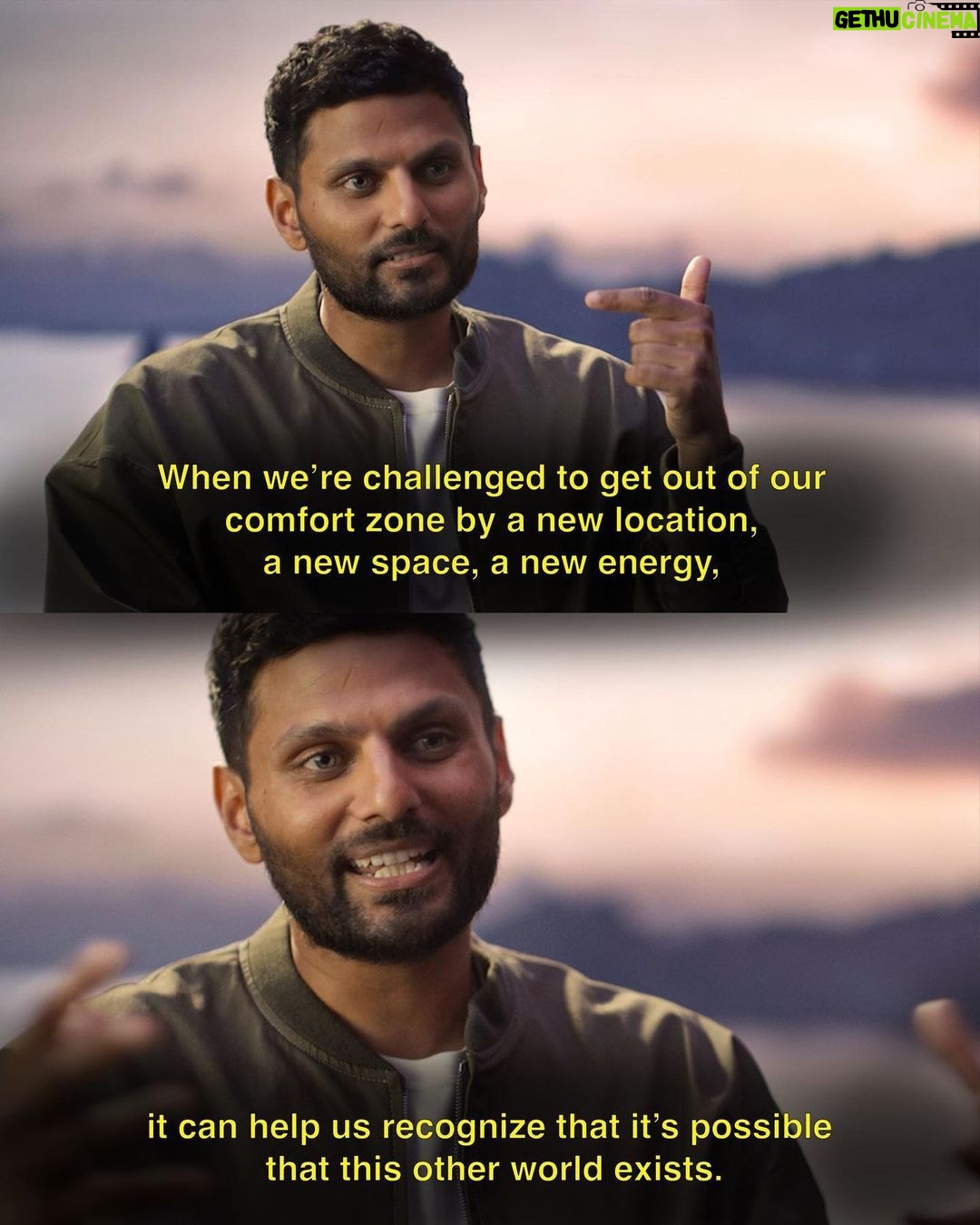 Jay Shetty Instagram - What challenges you to get out of your comfort zone? Growing up I never saw a south Asian person in a car ad. To be asked to be a part of this campaign with @bmwusa for the fully electric #BMWi5 was really important to me not only for cultural representation but for my daily passion to be as enviornmentally conscious as possible #BMWPartner