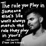 Jay Shetty Instagram - Leave a “YES” below if you’ve felt this👇 You may always be there for someone, and they may only be there for you if it’s convenient for them. It’s never going to be completely equal and don’t expect it to be. Just remember that you choose the role you play and they’ll choose theirs.
