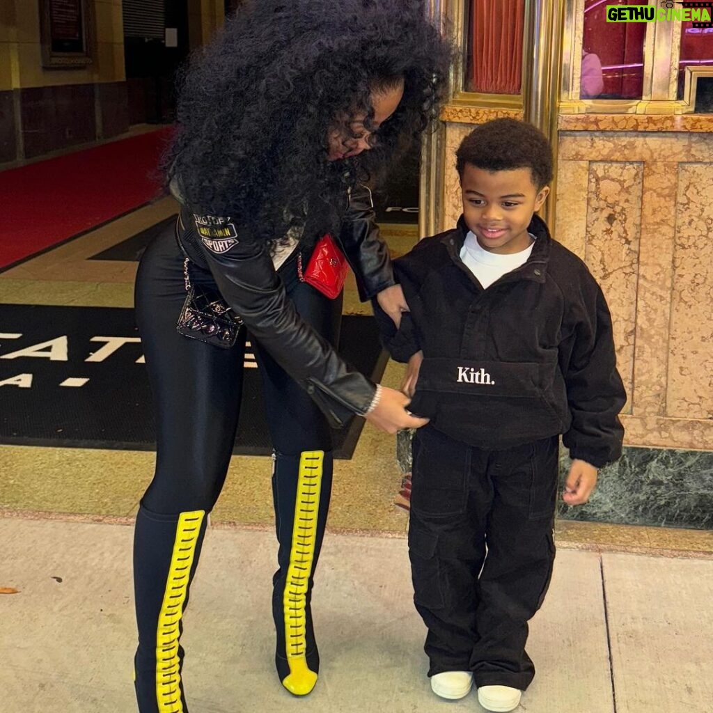 Jayda Cheaves Instagram - Cool mom, fly son duo ❤️ The Fox Theatre