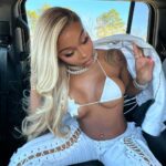 Jayda Cheaves Instagram - It’s sum bout this 🐶 i love her, can’t put my finger on it 💋 Frontal/bundles @dhairboutique Install : @iamdre708 Houston, Texas