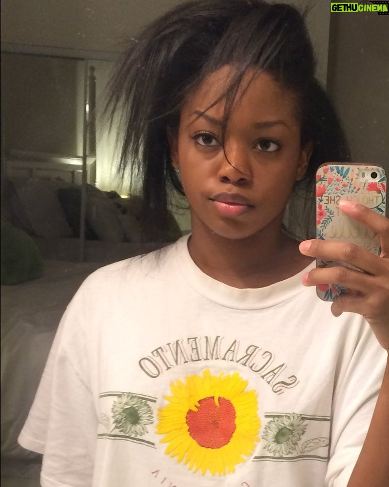 Jazz Raycole Instagram - Today's clearly a bad hair day. #overit #blackgirlproblems #todaysahatday
