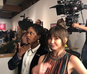 Jazz Raycole Instagram - #challengeaccepted : To all professionals in film/television world, join the challenge to post photo/photos of you in your job. Just pictures, no description. The goal is to flood social media with our profession. Copy the text and post a pic #wgastrike #SAGAftraStrike #amptp #let'sgetbacktowork