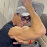 Jean-Claude Van Damme Instagram - #JCVD #privatejet #bodybuilding 💪🏼