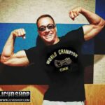 Jean-Claude Van Damme Instagram - https://jcvdshop.com/collections/print-tees/products/world-champion-cnk-tee 👕 The CNK World Champion is available now @jcvdshop