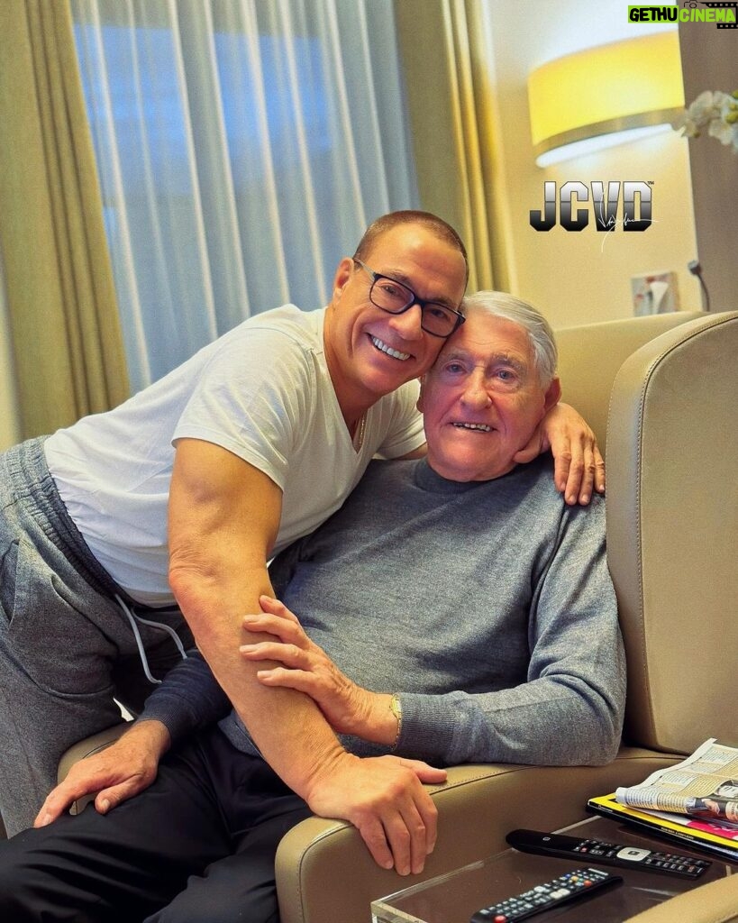 Jean-Claude Van Damme Instagram - I’m blessed to have both of you 👨‍👩‍👦❤️ #jcvd #vandamme #family #love #parents #goodvibes