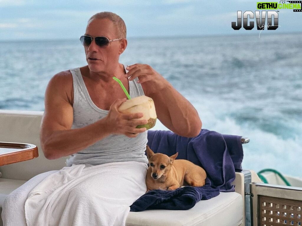 Jean-Claude Van Damme Instagram - Had a perfect Birthday vacation 🛥️🌴 Thank you guys for birthday wishes 🙏🏼 #birthday #boat #jeanclaudevandamme #jcvd #coconut #sport