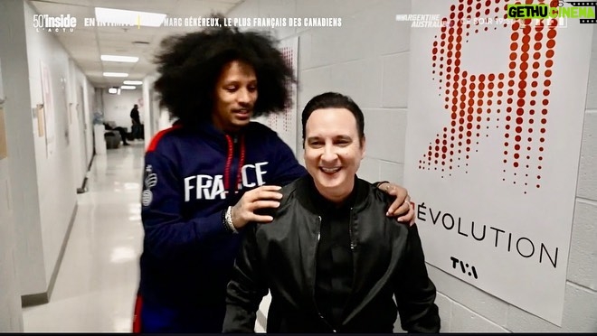 Jean-Marc Généreux Instagram - Avant la finale de ce soir l’ambiance est à la rigolade avec Larry et Laurent ( comme d’hab) Merci @50inside pour la visite au Québec et dans les coulisses de @revolutiontva avec mes amis @lestwinsoff & @lestwinson. TVA - Montréal