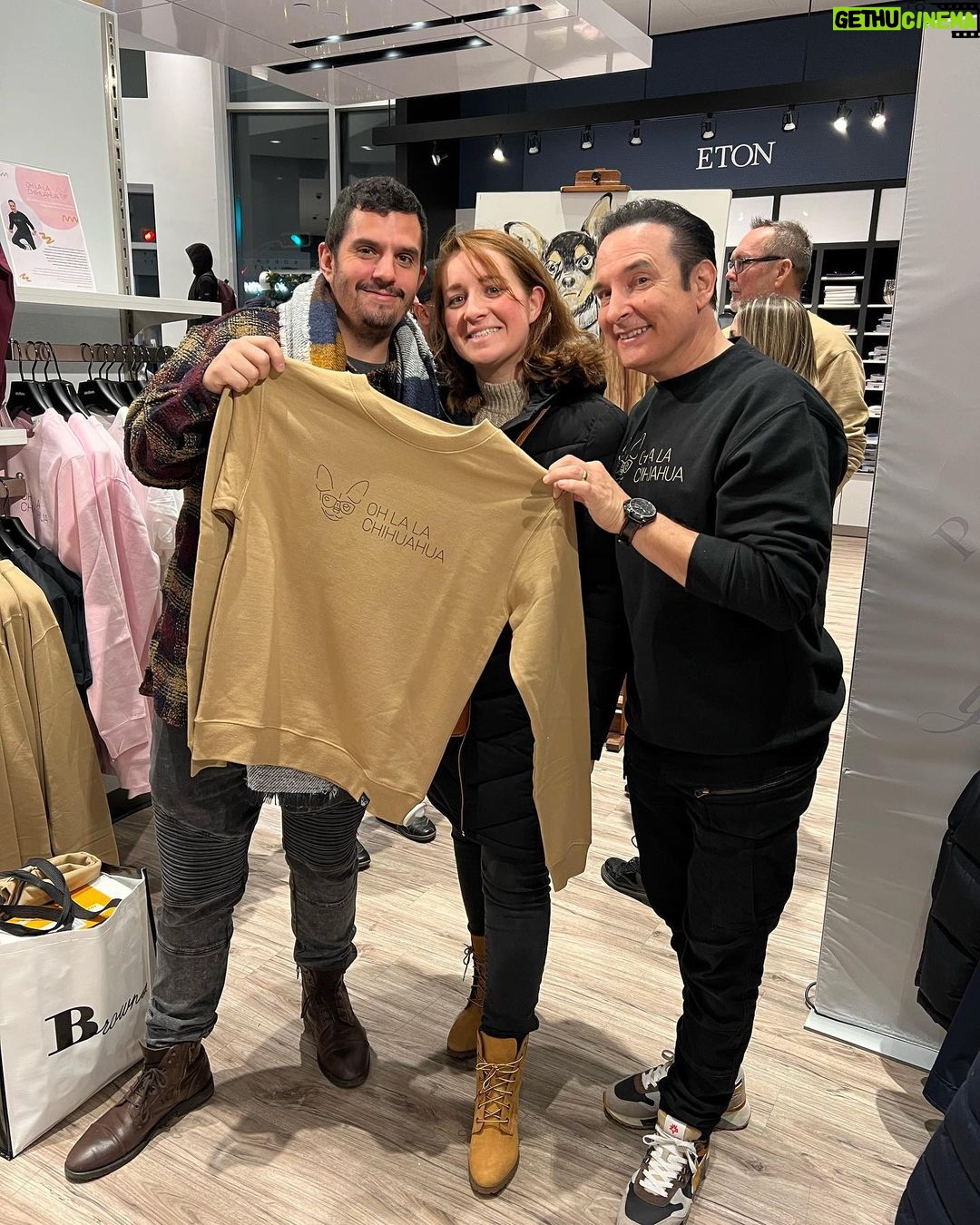 Jean-Marc Généreux Instagram - Merciiiiiiiiiii pour ce super 5@7 chez @m2boutiques en compagnie de @guilbo_art un artiste incroyable!!! Merci @jmanctil @charest.melodie @alex_sorin , @autreflea4fils Justine, Carole , Danny et Toutes et Tous qui sont venus encourager @academiezenith et Maryse Tessier, en achetant un article #OhlalaChihuahua Merciiiiiiiiiii @m2boutiques & @m2generation de croire, de s’investir avec autant de cœur de ce projet M/2 Boutiques Quartier DIX30