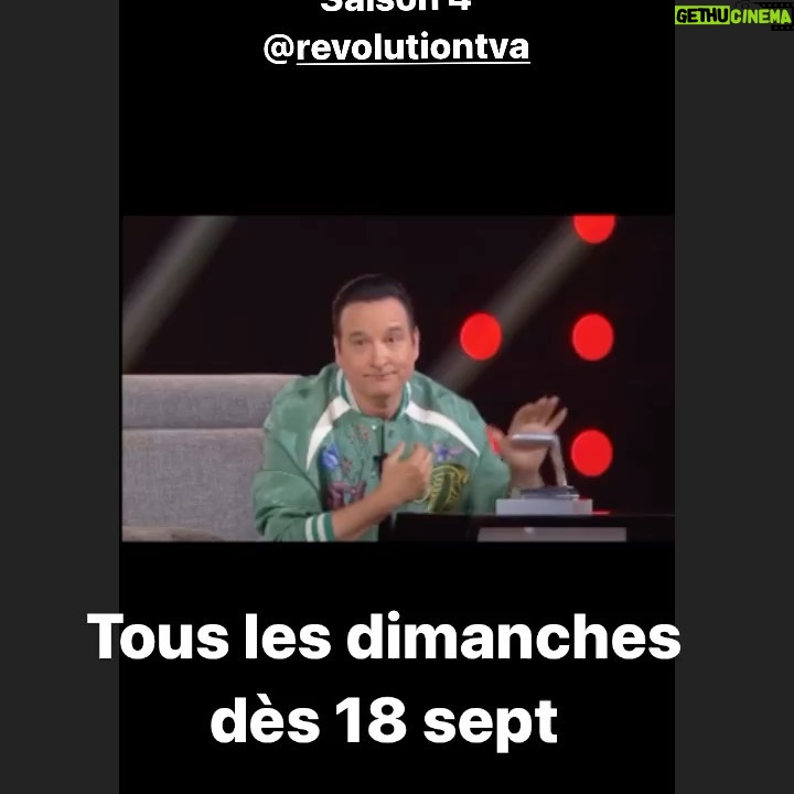 Jean-Marc Généreux Instagram - Yesssss… @revolutiontva Tous les dimanches dès le 18 Septembre @tvareseau