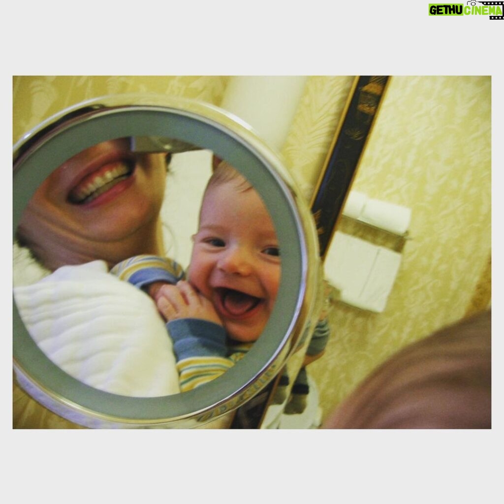 Jeanne Tripplehorn Instagram - Nineteen years old today!⁣ No one makes me laugh like you.⁣ Since day one. Happy Birthday, August ❤️⁣ ⁣ #hotelbathroommirrorsarefunny