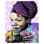 Jeanne Tripplehorn Instagram - "You may be pretty or plain, heavy or thin, gay or straight, poor or rich. But remember this: In an election, every voice is equally powerful - don't underestimate your vote. Voting is the great equalizer." - Dr. Maya Angelou ⁣ ⁣ This says it all 💥 Repost from @rockthevote ⁣ Rest in Power! 🎨: @amysmithart