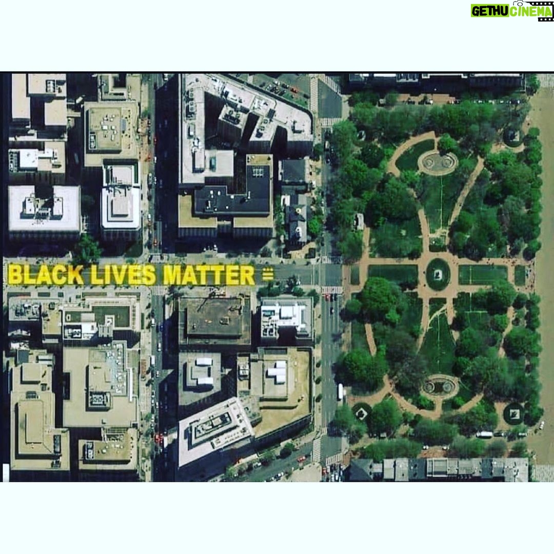 Jeanne Tripplehorn Instagram - Powerful street mural leading up to the newly named #blacklivesmatter Plaza in Washington, DC.⁣ ⁣ Let’s honor the woman responsible, DC Mayor @murielbowser, by registering to VOTE!