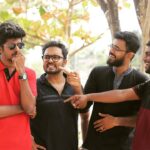 Jeevan Mammen Stephen Instagram - The way we are😜😜 Photom pidicha @abishek_ps nanni😁😁 #karikku #feelthefreshnessinside #bts #valentinesday2019 #brothers😎