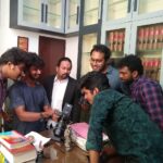 Jeevan Mammen Stephen Instagram - Behind the Scenes!!! #karikku_fresh #behindthescenes #work #brothersforlife #throwback #funtimes