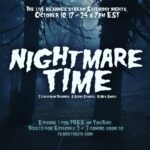 Jeff Blim Instagram – You can run but are you fast enough…. #nightmaretime Hatchetfield