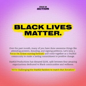 Jeff Blim Instagram - Hi everyone, please consider donating to the above organizations, as we #focusonaction this week. The goal? To match or exceed SK’s donations to these organizations. (Link in bio.) Be well, be safe, and take care. Much love :)