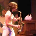 Jeff Blim Instagram - #TBT LAST TIME I PLAYED THE SACOPHONE NAKED FOR BUNCH OF CHICKENS I SWEAR I AM NAMKED HERE. GOOD CATCH @oliviaaturton Stage 773