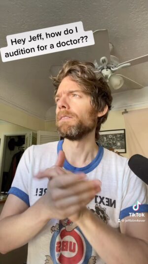 Jeff Blim Instagram - Audition like this and you will become famoz actor person I believe in you. #jonmatteson #actortips #doctorlife