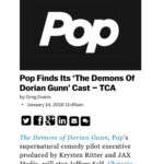 Jeffery Self Instagram – I am BEYOND THE BEYOND excited to start off 2018 playing Dorian Gunn on Pop TV’s The Demons Of Dorian Gunn!!!