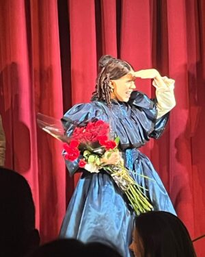 Jeffery Self Instagram - An electric opening night for my dear OLD friend. Go see the very magnificent @ohmaryplay before the world ends.