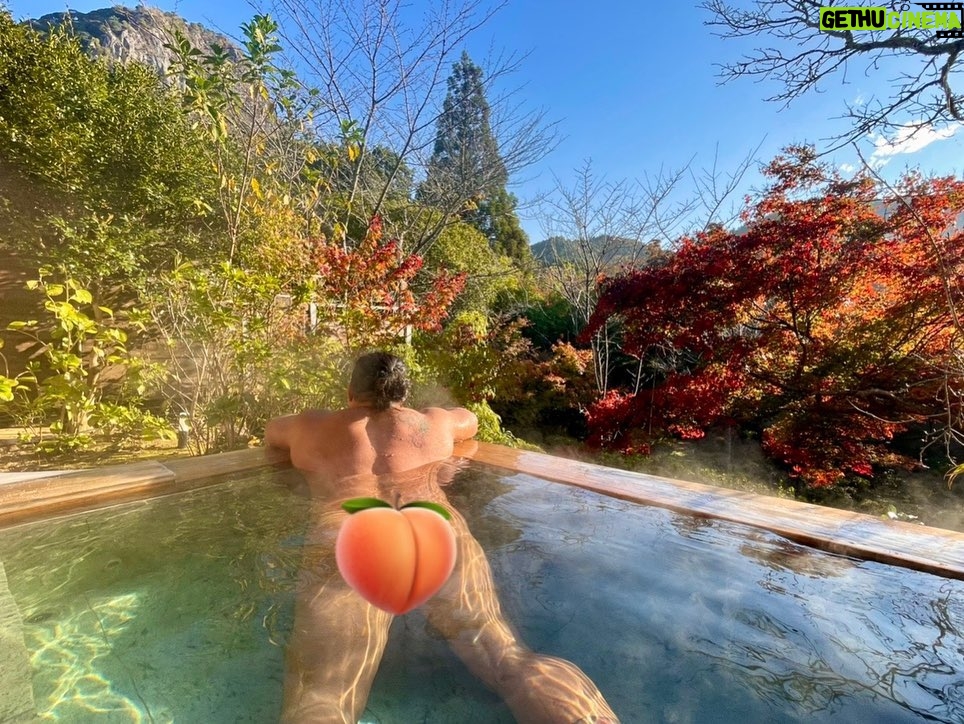 Jeffrey Cobb Instagram - Been sitting on these onsen pictures for awhile now! I love going to onsens and relaxing. I’ve learned to enjoy and take in nature and all the simple things in life. Wrestling is rewarding and crazy, so having these days to decompress and take a step back, priceless!!! #JeffCobb #Onsen #Saga #StopAndSmellTheRoses #RestAndRelaxation #RechargeYourSoul #SPLX #NJPW #UnitedEmpire #CrownsUp 武雄温泉 Takeo Onsen