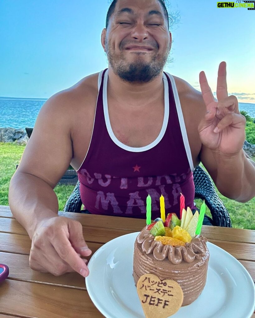 Jeffrey Cobb Instagram - Not a bad way to celebrate a date of birth! Im not gonna ask you to donate to something, just go out and enjoy life and be excellent to each other! #JeffCobb #Birthday #Miyakojima #Okinawa #BeExcellentToEachOther アイランドテラスニーラ