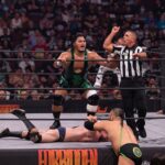 Jeffrey Cobb Instagram - 🔥 Great effort by Jeff Cobb and Great-O-Khan at AEW x NJPW Forbidden Door 👏🏽Congratulations to the new champions, FTR. 📷 @turnbucklephotos . . . . #jeffcobb #unitedempire #greatokhan #ftr #roppongivice #aew #aewdynamite #daxharwood #cashwheeler #rockyromero #trentbaretta #tagteam #iwgp #njpw #njpw50th #teamsplx #splxプロレス #プロレス #新日本プロレス United Center