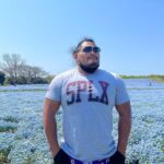 Jeffrey Cobb Instagram - At this rate I’ll be smelling all the flowers in Japan! Remember kiddos, stop and smell the roses…. I mean Nemophila. Enjoy the smaller things in life and take in all the sights and sounds you can 🤙🏽🤙🏽🤙🏽🤙🏽 #JeffCobb #SPLX #Nemophila #CapybaraTea #Kyoto #Japan #SpringTime
