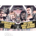 Jeffrey Cobb Instagram - WrestleKingdom 2022 card has been finalized. And the first victims of the new year…… Los Ingobernables de Japon…. More specifically Naito. #JeffCobb #NJPW #SPLX #Wrestlekingdom #HappyNewSuplexYear #あけましておめでとうございます