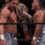 Jeffrey Cobb Instagram - Why hello there Kenneth…… mighty nice championship you got there, be a shame if I came along and took back what you stole from us. #JeffCobb #NJPW #AEW #KennyOmega #UnitedEmpire #TheElite #NJPWUSChampionship #TheCleaner #TheImperialUnit #SPLX Ota-ku, Tokyo, Japan