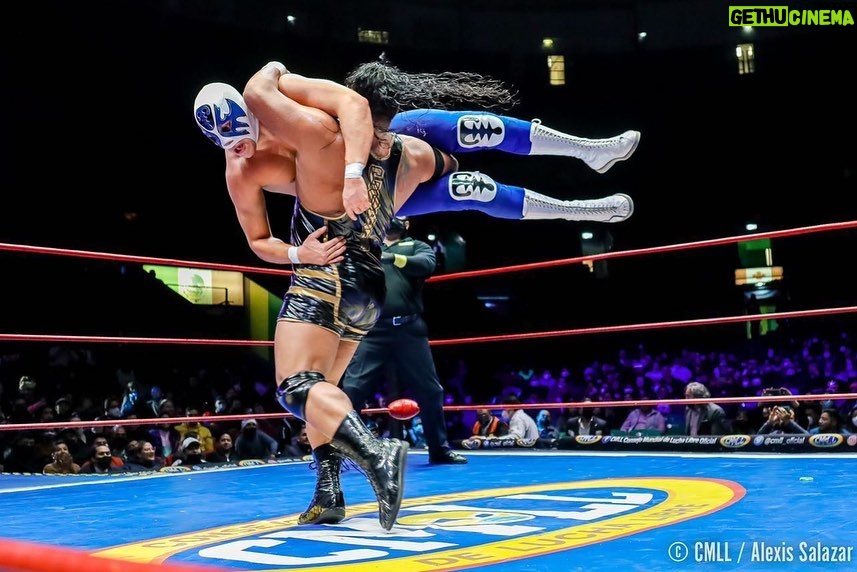 Jeffrey Cobb Instagram - The result is the same, The United Empire Wins AGAIN. All I did was help Atlantis Jr. to find his lost city, with a Tour of all the possible islands it could be off of. You are very welcome, this ones on me. #UnitedEmpire #PublicEnemy #NJPW #CMLL #JeffCobb Arena Mexico