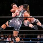Jeffrey Cobb Instagram – Alex: I’m gonna throw this fool around and then I’m gonna win this match!” Also Alex: “Well shit, maybe I shouldn’t have poked the panda” Super Sports Xebio Arena 仙台長町