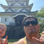 Jeffrey Cobb Instagram - How it started vs how it ended! Trying to find some new and cool things in new cities I am fortunate to go to! I had to spend it with that firecracker kid but it was aight! #JeffCobb #PandaCobb #FirecrackerKid #NJPW #SPLX #TourOfTheCity Uwajima, Ehime