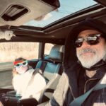 Jeffrey Dean Morgan Instagram - “Take me home to the place I belong, George Virginia, mountain mama, take me home…”Adventuring with my gal. Xojd&george