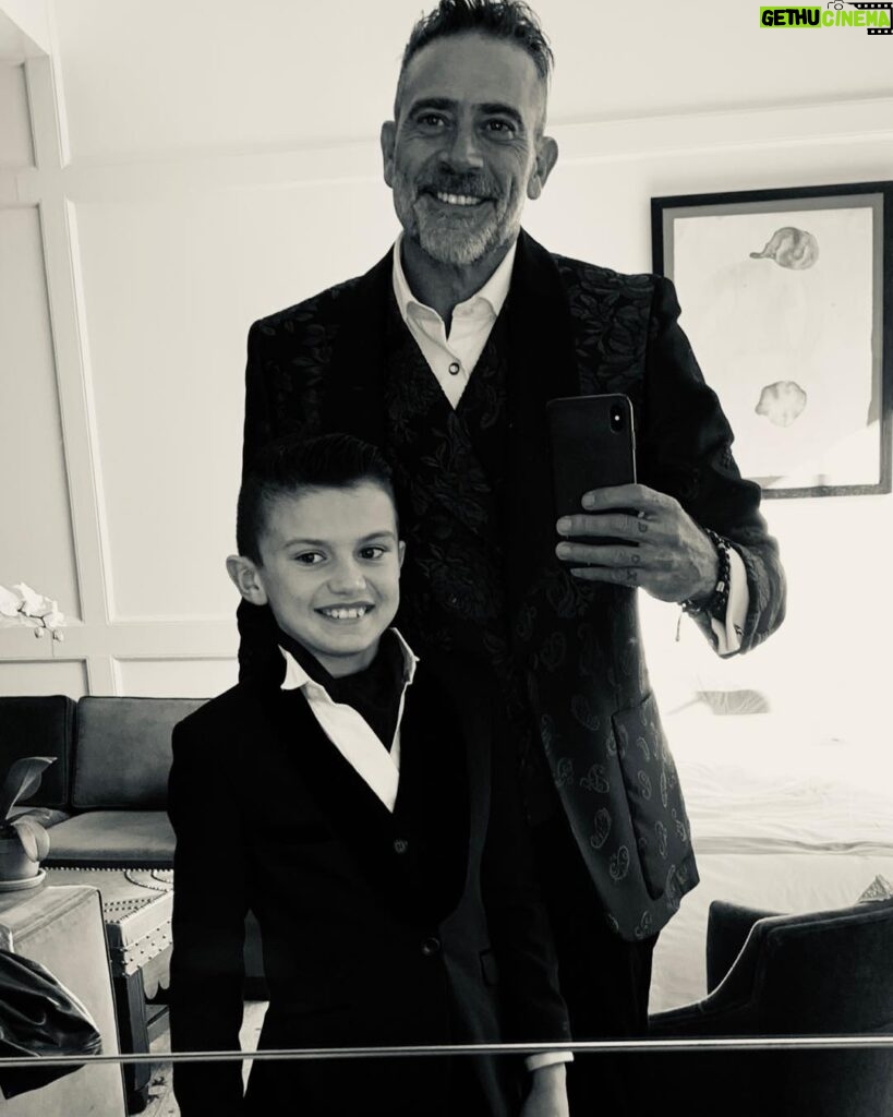 Jeffrey Dean Morgan Instagram - Happiest of birthdays to the greatest kid I’ve ever known. Eleven years I’ve gotten to hang out with the funniest, smartest, coolest dude there is. @hilarieburton and I couldn’t be more lucky or proud. Gusy Dean... man, I just love you to the moon. Xodad