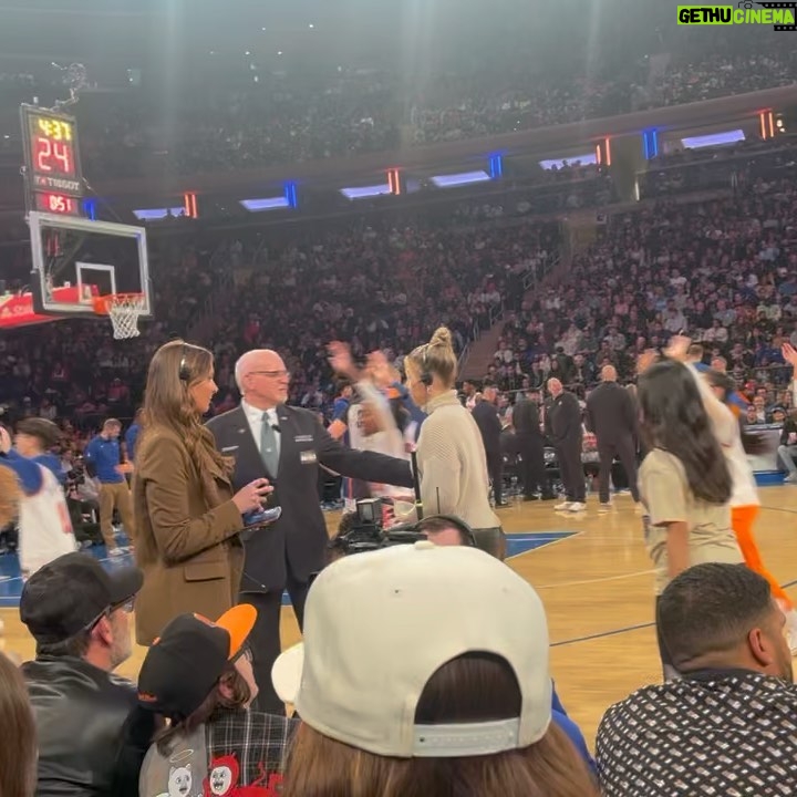 Jeffrey Dean Morgan Instagram - Holy smokes. We had A DAY!! Thank you to @nyknicks and the good folks @thegarden for a day we will NEVER forget!! Wrapping up Gusy Deans birthday with the greatest day ever! WHAT A GAME!!! Knicks beat nuggets, team with best record in @nba this season… in a nail biter!! Knicks have been on fire since all star break and to see live and in person?! SPECTACULAR!! Halftime in lounge a little party for gus… cake, and a signed jersey from his favorite player @jalenbrunson1!! Can’t thank everyone enough. George also was wide eyed and so excited to be a part of that crowd and a big win!! Thank you for “dead city” love… think my kids think im a bit cooler than I was when we woke up today!! Big love to all. Thank you again! @hilarieburton @amc_tv @amcplus oh yeah…. DEAD CITY coming this JUNE!! Xxjd PS, just wanna add to this, my wife is the single coolest person I know. The best mom, and hottest lady in the world. No one else I’d wanna be sharing life, and everyday with. “Sports.”