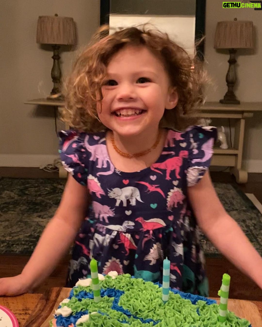 Jeffrey Dean Morgan Instagram - Three. Three years ago my heart done got stole. Happy birthday to my George Virginia. Our dinosaur princess of trouble and cuddles. My little gal, my shadow, my twin, my everything... (until Gus Morgan’s bday) and a happy George birthday to @hilarieburton because she deserves some big credit today. Love you both... Xoxo dad