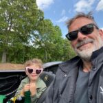Jeffrey Dean Morgan Instagram - Man… my mistress here. Just can’t NOT smile driving her! Kids as obsessed as I am. I’ve wanted a cobra my entire life. Had a photo of one on wall of childhood bedroom. Now? Well? I walk out to garage and stare. Nothing more fun on these Georgia backroads. @backdraft_racing makes one hell of a vehicle. @earthmotorcars and @trevor.i.lewis thank you guys for putting this all together for me. It was a long haul, but so worth it! Can’t tell you how much I appreciated the time, or how much we love this car! Even @hilarieburton can’t hide her smile! (It kills her to like it!) also… thanks for the kicks @fkc_mooneyes_spain!! Y’all have a great week. I’m gonna go drive. Xojd