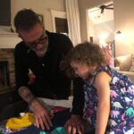 Jeffrey Dean Morgan Instagram - Three. Three years ago my heart done got stole. Happy birthday to my George Virginia. Our dinosaur princess of trouble and cuddles. My little gal, my shadow, my twin, my everything... (until Gus Morgan’s bday) and a happy George birthday to @hilarieburton because she deserves some big credit today. Love you both... Xoxo dad