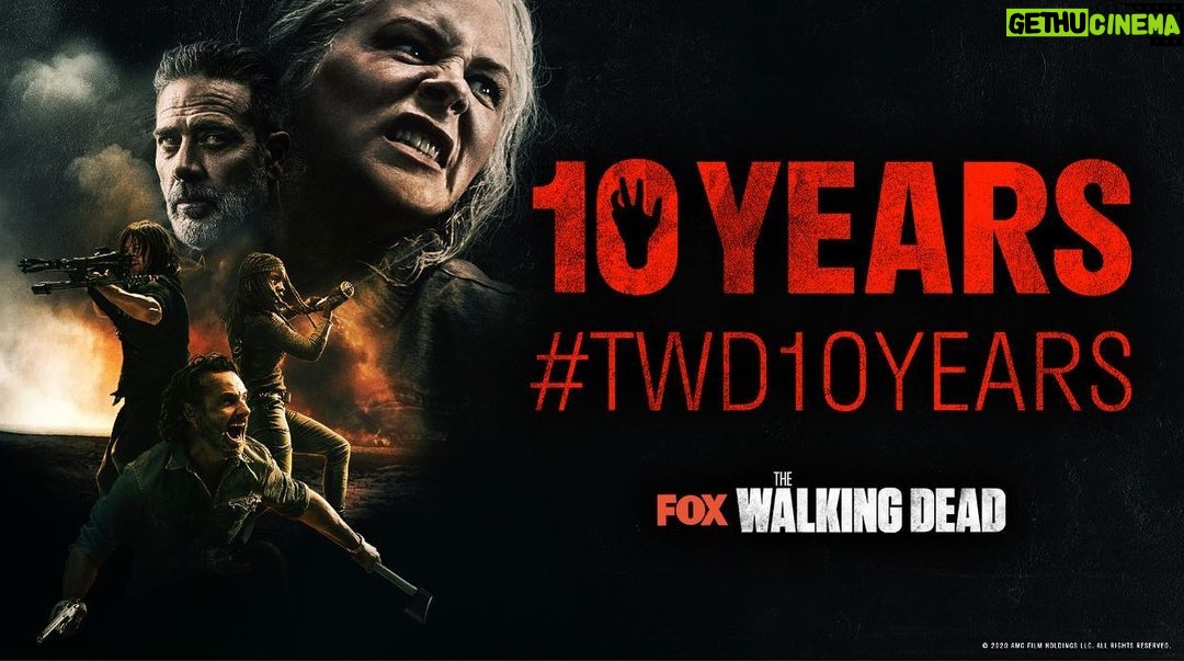 Jeffrey Dean Morgan Instagram - 10 years in the bag. Here’s to another 10.... Or one! Twd kicked off filming season 11 yesterday... it’s gonna be special. Big love to everyone involved, past, present, future. Xojd @amcthewalkingdead