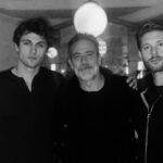 Jeffrey Dean Morgan Instagram - So, I was lucky enough to have dinner with the younger, cooler, and more handsome John Winchester. Gotta say, I loved both @drakerodger and @megdonnelly. Talented, humble, funny, smart, very damn attractive. (Better be) The supernatural world couldn’t be in better hands. These two know the world they’re walking into, care about it, and will do it more than justice. @thecwwinchesters airs tonight and I can’t wait to see what @jensenackles and @danneelackles512 have cooked up. It’s not often that a show has so much love for it that it warrants another iteration… thanks to Jensen and @jaredpadalecki, the Winchester story is just starting… and I can’t wait. George either. That’s her in my arms so impressed with us all she decided to nap. The Winchesters. Tonight. CW. Big love. Xxjd oh… photos courtesy of the sneaky better half. @hilarieburton