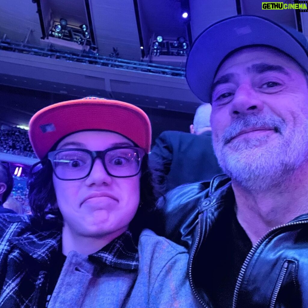 Jeffrey Dean Morgan Instagram - Holy smokes. We had A DAY!! Thank you to @nyknicks and the good folks @thegarden for a day we will NEVER forget!! Wrapping up Gusy Deans birthday with the greatest day ever! WHAT A GAME!!! Knicks beat nuggets, team with best record in @nba this season… in a nail biter!! Knicks have been on fire since all star break and to see live and in person?! SPECTACULAR!! Halftime in lounge a little party for gus… cake, and a signed jersey from his favorite player @jalenbrunson1!! Can’t thank everyone enough. George also was wide eyed and so excited to be a part of that crowd and a big win!! Thank you for “dead city” love… think my kids think im a bit cooler than I was when we woke up today!! Big love to all. Thank you again! @hilarieburton @amc_tv @amcplus oh yeah…. DEAD CITY coming this JUNE!! Xxjd PS, just wanna add to this, my wife is the single coolest person I know. The best mom, and hottest lady in the world. No one else I’d wanna be sharing life, and everyday with. “Sports.”