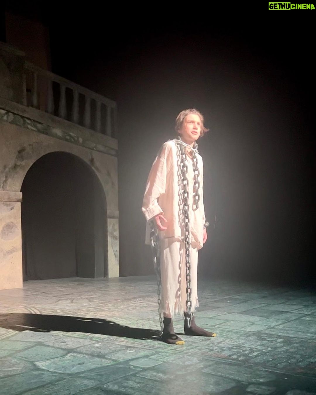 Jeffrey Dean Morgan Instagram - Our boy. First play. @rbkcenter. A Christmas Carol. Jacob Marley came to life yesterday on the big opening night. Entire cast was amazing… director, music, stage, the volunteers… so, just awesome. Makes us so proud to be a part of this community. A few words about our kid though. He blew me away. Like… I can’t even write this without getting choked up. It was Gus first time performing in anything like this… and with a large audience… I was WAY more nervous than Gus was! He killed it. Every second he was onstage… he commanded. No bullshit. This isn’t dad talk… this is actor to actor stuff. He was sick, but you’d never of known it… his presence, his confidence… he was fearless in his choices, of which were solely his own. Never came to me or @hilarieburton for help… trust me, we tried! This isn’t a career choice I’d put on anyone, much less our own kid… but after witnessing the passion, the joy… the work he put into it?? On top of that… he’s a natural! Damn. I’m a bit jealous! I still have to work my ass off to pull off what he nailed the second the stage light found him! We are beyond proud of this boy… just because of the young man he’s turning out to be… and whatever it is he decides to chase in this world? We are behind him 1000%. More. And if it ends up being acting? Lord have mercy… but im not standing in the way… (but maybe put up some obstacles just to test mettle!) Gusy Dean, someday you’ll see this post… we love you so much dude. So proud of you. Exploded our minds and hearts AGAIN. You talented little shit you. Sorry for crying like a baby during show. I promise to do better next time. Big love my man. Xxxdad oh… photos after show by mom… posting just because that look of pure joy is so damn cool. Perfect pics by my lady.