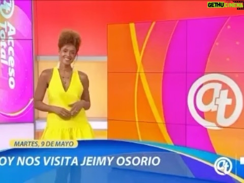 Jeirmarie Osorio Instagram - Día 1 de promo en #Telemundo y soñando despierta…🥹 ¡Fui tan feliz de verles! 🫶🏾 #promo #2222 #jeimyosorio Telemundo Center