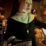 Jelai Andres Instagram - Chruch themed bar in Shibuya Tokyo. 🥂⛪️ (swipe left) Watch the vlog on my yt channel