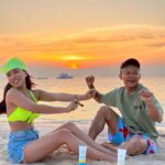 Jelai Andres Instagram - My Best friend and our L’eau Soleil 🌊🏝️☀️ (SWIPE LEFT) #LeauSoleil @beautedermcorporation #JelaiAndres #BuboyVillar #BFFs