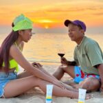 Jelai Andres Instagram - My Best friend and our L’eau Soleil 🌊🏝️☀️ (SWIPE LEFT) #LeauSoleil @beautedermcorporation #JelaiAndres #BuboyVillar #BFFs